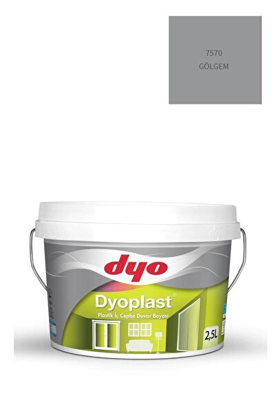 Dyo Plast Plastik Iç Cephe Duvar Boyası 7570 Gölgem 2,5 Lt