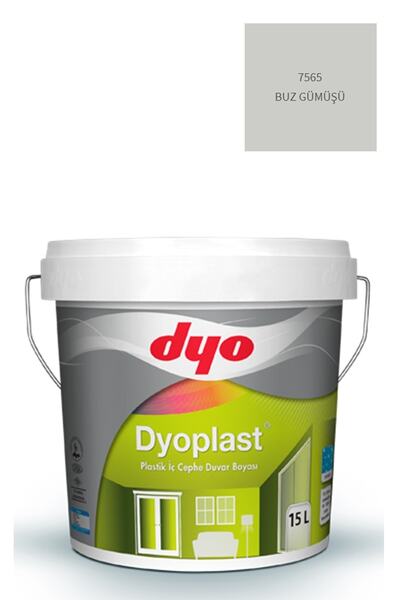 Dyo Plast Plastik Iç Cephe Duvar Boyası 7565 Buz Gümüşü 15 Lt