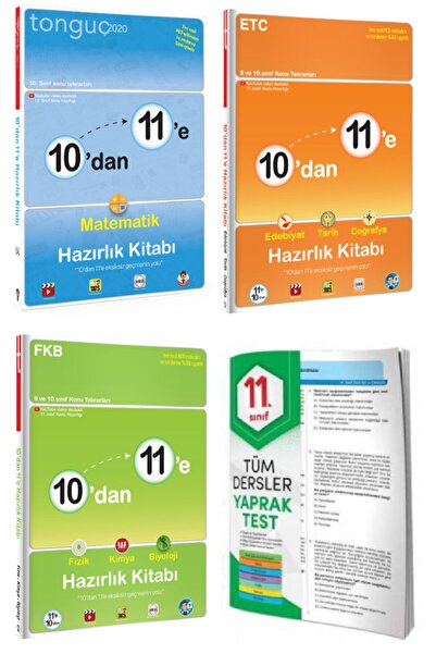 Tonguç Yayınları 10'dan 11'e Hazırlık Seti