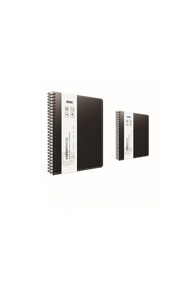 Gıpta Sunday Notes Δερμάτινο κάλυμμα με ραφές με σχοινί 19x26 140 Σελίδα Χωρίς γραμμή Σημειωματάριο 5040