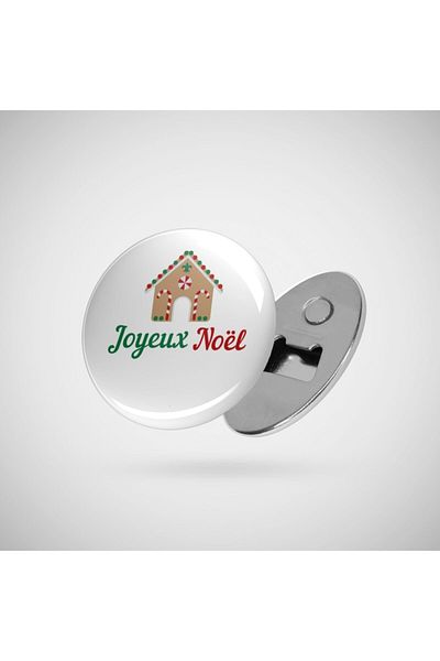 Fizello Γαλλικό Χριστουγεννιάτικο Σχέδιο Joyeux Noel Gingerbread House France Ανοιχτήρι δώρου