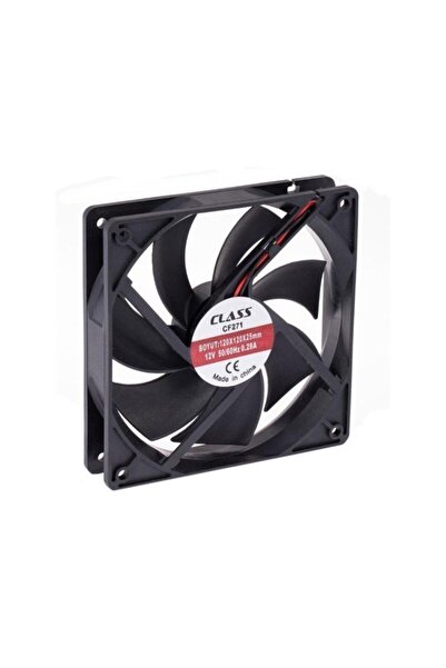 Genel Markalar 120x120x25 Dc 12v Aksiyel Fan Bilgisayar Fanı 12 Cm Soğutucu F...