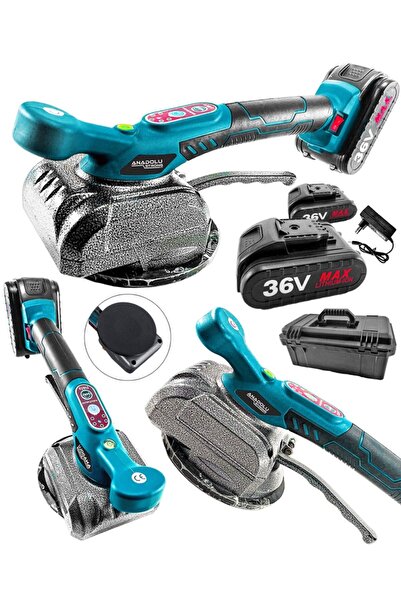 Anadolu Strong Pro Lityum Çift Akülü 36v titreşimli 80-100cm Fayans,kiremit Döşeme Vantuz Makinesi