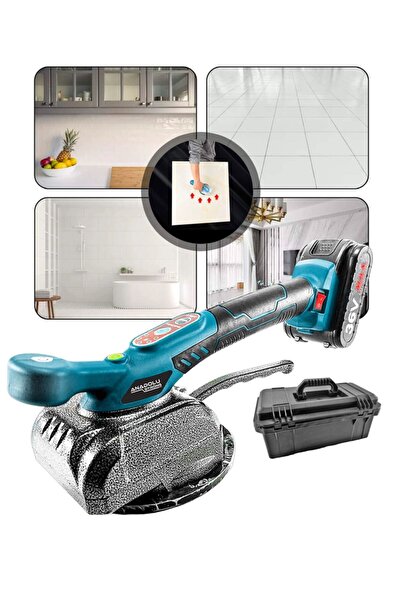 Anadolu Strong Pro Lityum Çift Akülü 36v titreşimli 80-100cm Fayans,kiremit Döşeme Vantuz Makinesi