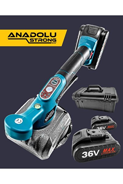 Anadolu Strong Pro Lityum Çift Akülü 36v titreşimli 80-100cm Fayans,kiremit Döşeme Vantuz Makinesi