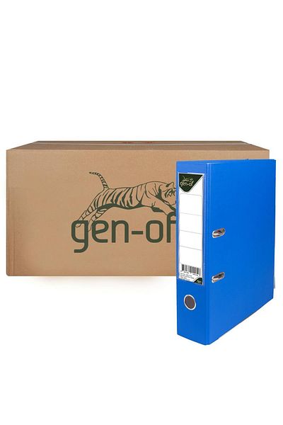 Gen-Of Plastic Folder Wide Blue 25 Pieces