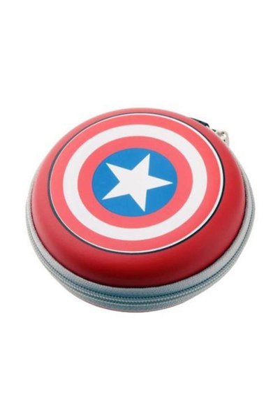Volkano Marvel Avengers Kaptan Amerika Captain America Kulakiçi Kulaklık Çant...