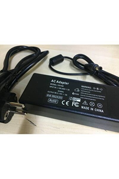 Platoon 15 Volt 5 Amper Adaptör 15v 5a 5.5x2.5mm Standart Uç