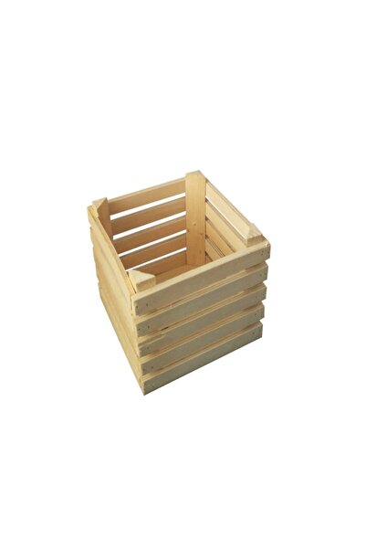 Gumustenevim Ahşap Dekoratif Mini Kasa 15x15 Cm 5 Sıralı