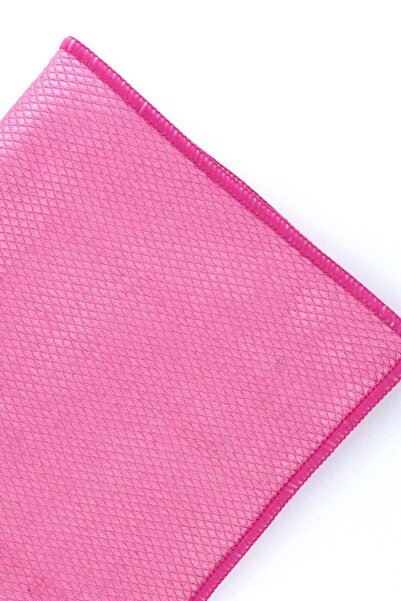 SİLVER HOME Mikrofiber 40x40cm Baklava Desen Cam Temizlik Bezi - Pembe