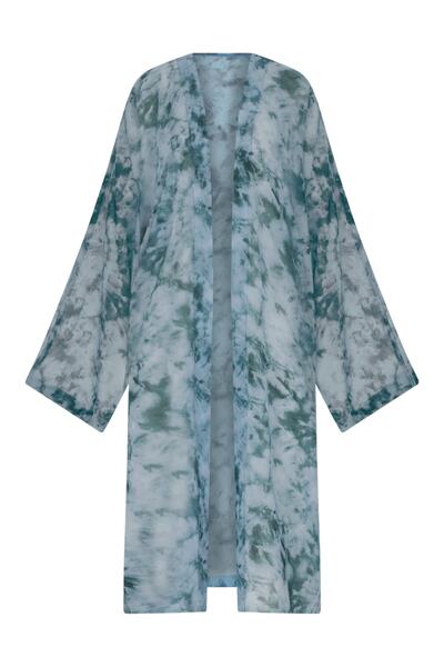 XEG Yeşil Batik Kimono