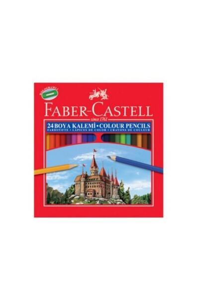 Faber Castell Karton Kutu 24 Renk Boya Kalemi