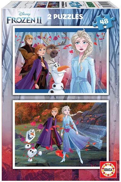 EDUCA Puzzle 2x48 Pieces Frozen2 18110