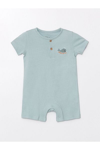 LC Waikiki LCW Baby Boy Romper - Crew Neck, Short Sleeve
