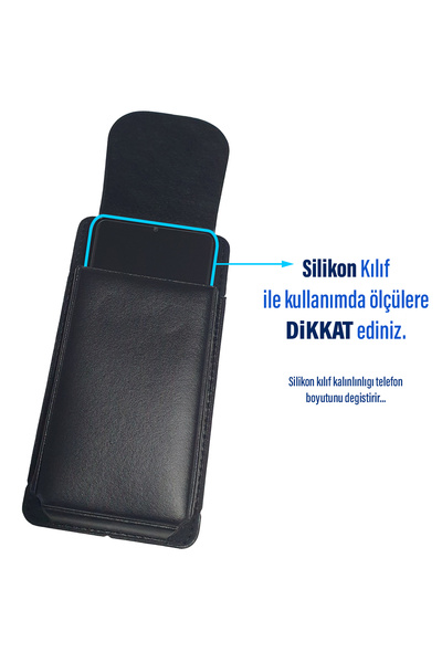 VİZYON Xiaomi Redmi Note 8 Kılıf Kemer Kılıfı Kemere Takılan Bel Kemer Kılıfı