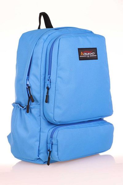 KAUKKO Rucsac albastru pentru școală - Pachet dublu K1623