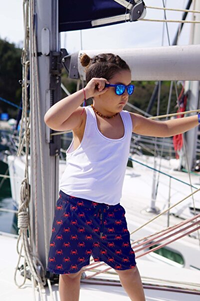 C&City Ψηφιακά εμπριμέ μαγιό σορτς Father Son C1160-c11020 Navy Blue