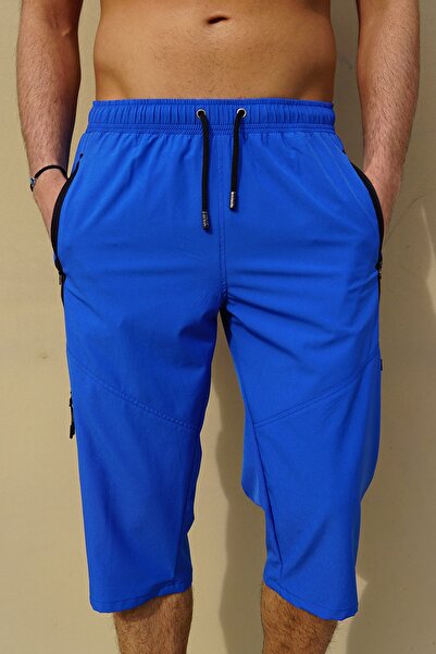 C&City Ανδρικό σορτς μαγιό Lycra μεγάλου μεγέθους C1941 Saks