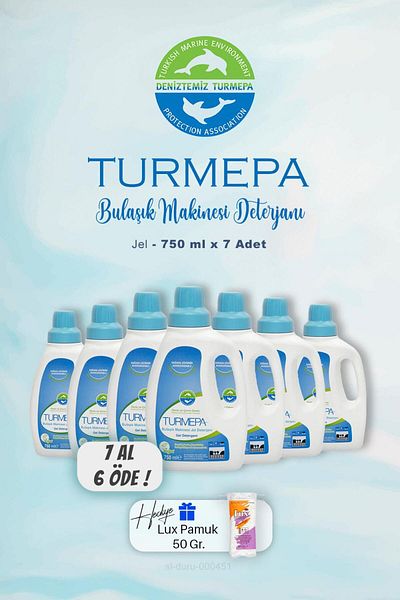Turmepa 750 ml Cotton Gel Dishwasher - Buy 6