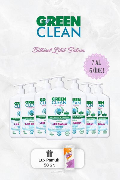 Green Clean BUY 7 PAY 6 Herbal Liquid Soap 500 ml