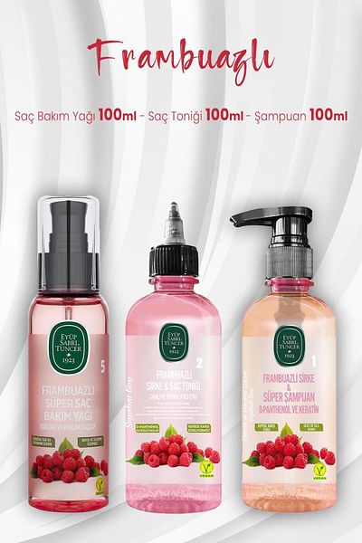 Eyüp Sabri Tuncer Raspberry Hair Oil - 100 Ml Shampoo and Tonic