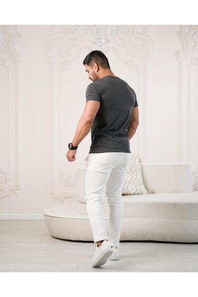 Paul Martin Μπλουζάκι με στάμπα από βαμβακερό λαιμό - κανονική εφαρμογή