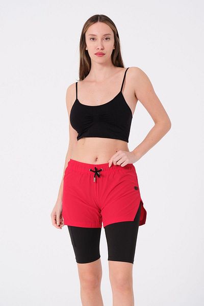C&City 870 Model Red Women's Tights Sea Shorts