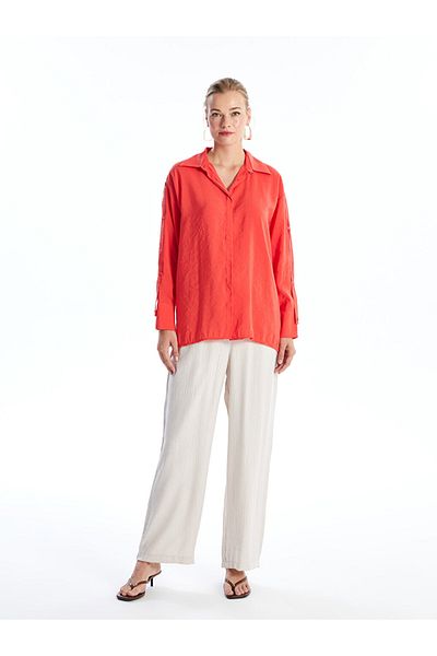 LC Waikiki Plain Oversize Women's Shirt Tunic