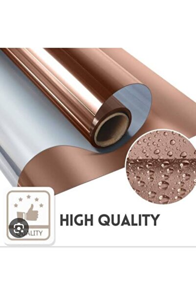 OSSOFOL 75CMX3MT BRONZ AYNALI Cam Filmi Çizilmez Amerikan Bronz Aynalı Garantili ÖZEL ÜRÜN