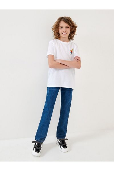 The Champ Clothing Tricou alb pentru copii cu imprimeu Bart Simpson - Sorry Or Whatever Written