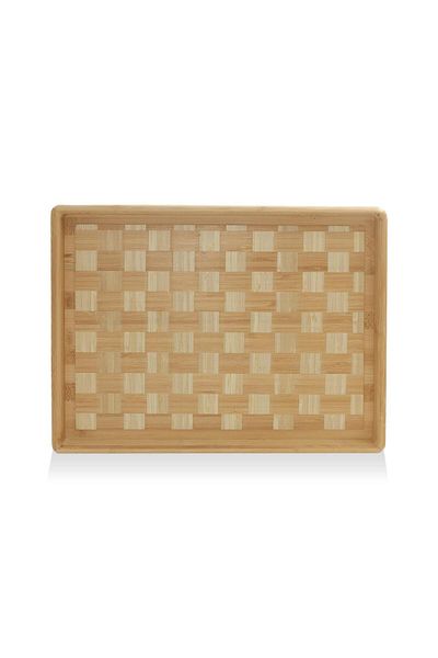 The Mia 40x31 Cm Wicker Tray - Tps0067