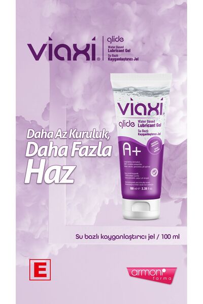 Viaxi Glide Su Bazlı Glide A Kayganlaştırıcı Jel 100 ml