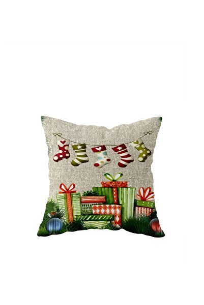 linazaitun New Year's Gift Double Sided Hidden Zippered Throw Pillow Seat Pil...