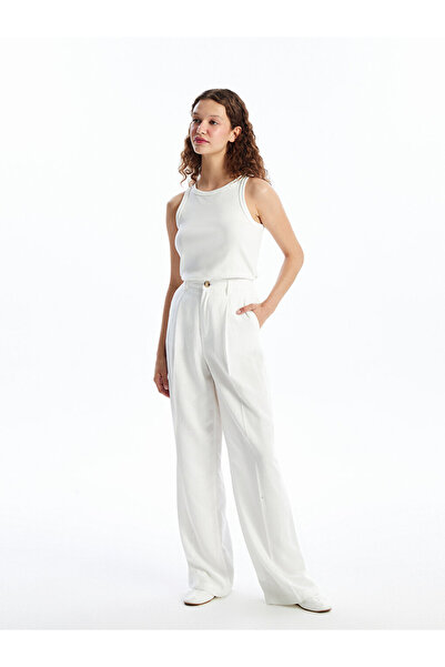 LC Waikiki Bequeme Leinen-Mischhose für Damen