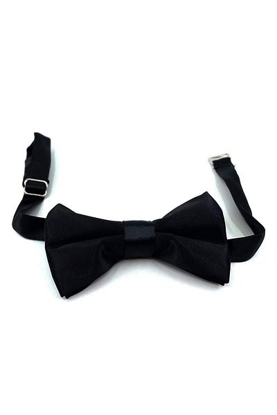 Kravatkolik Children's Bow Tie Black Medium Size