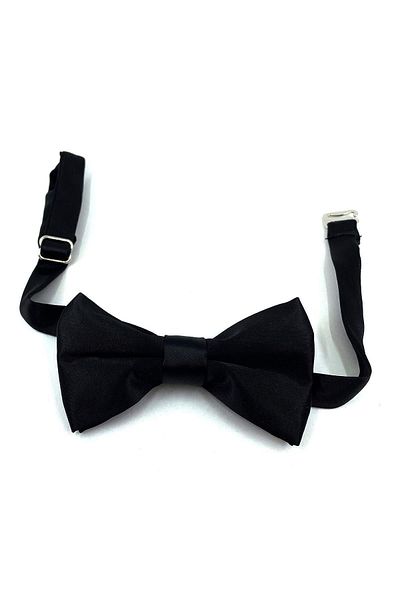 Kravatkolik Children's Bow Tie Black Medium Size