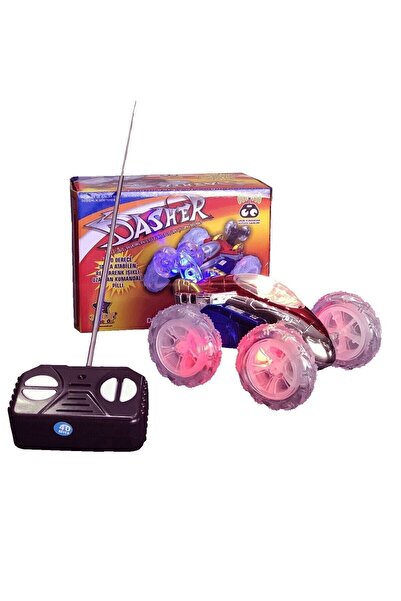 RoseRoi Dasher Uzaktan Kumandalı Takla Atan Işıklı Çılgın Akrobat Oyuncak Araba