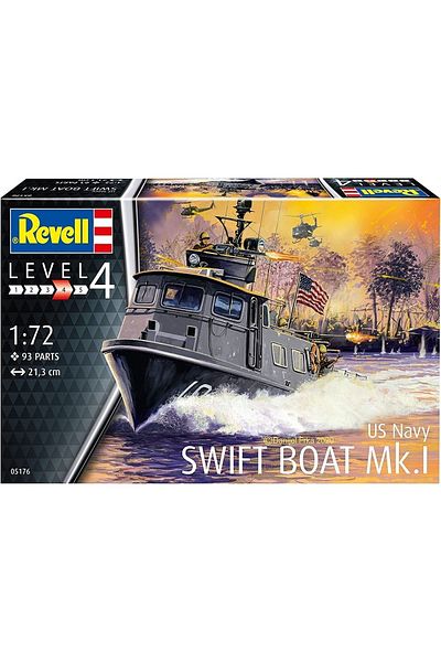 REVELL 05176 Us Navy Swift Boat Mk.I 1:72 Scale Unconstructed / Unpainted Plastic Model Kit