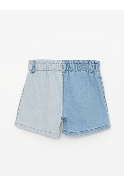 LC Waikiki Szorty jeansowe z elastycznym pasem i nadrukiem Myszki Minnie dla dziewczynki