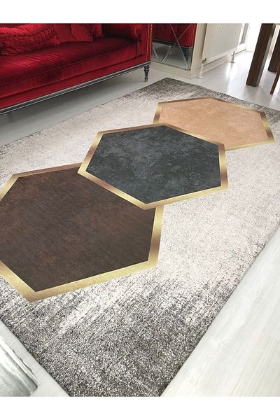 Madame Clean Home Model Nou Husa Covor Elastic Maro - 6 M2 200x300