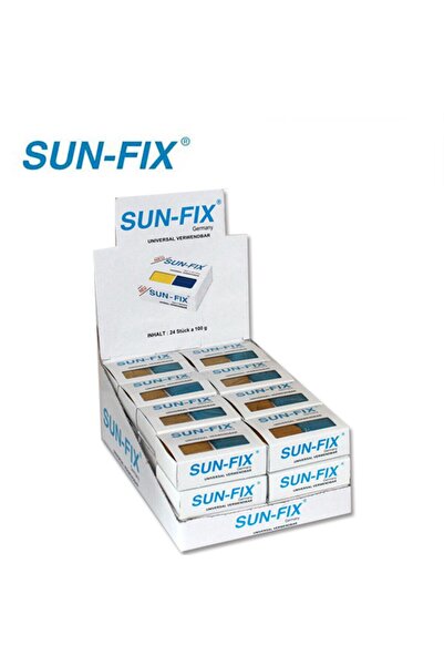 SUN-FİX Sun-Fix 100 gr Universal Verwendbar Macun Kaynak Yapıştırıcı 24 Adet ...
