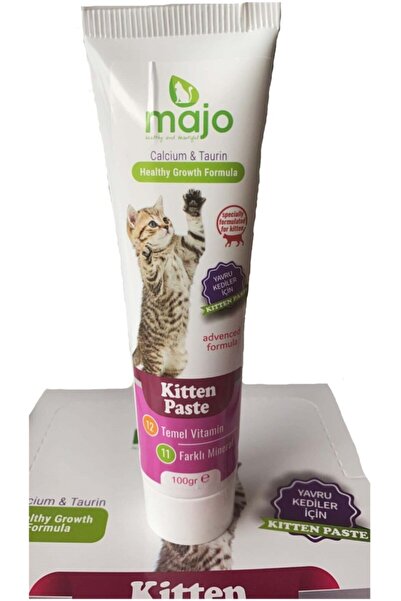 TİNEKE Yavru Kediler İçin Malt Macunu 100gr taurin Kalsiyum   Pembe