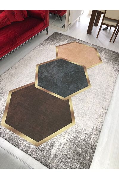 Madame Clean Home Model Nou Husa Covor Elastic Maro - 6 M2 200x300