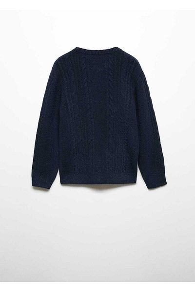MANGO Kids Strickpullover - Strickdetail