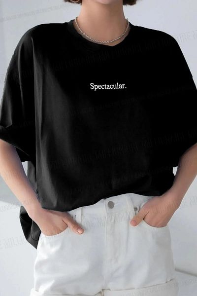 Pink Sky Women's Oversize Spectacular T-shirt