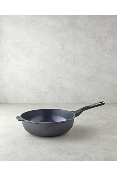English Home Berghoff LEO Phantom Alüminyum Wok Tava 28x8 cm Siyah