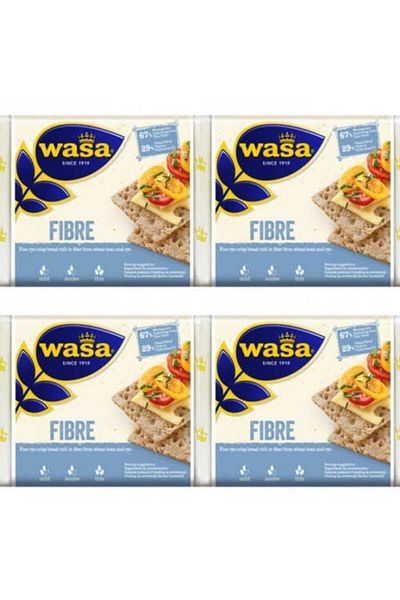Wasa Fiber Fiber Crisp Bread - 230 Gr X 4 Pieces