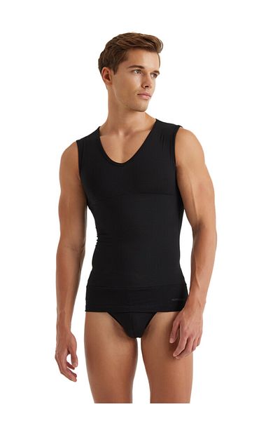 Blackspade Body Control Men's Corset Undershirt 9208 - Black