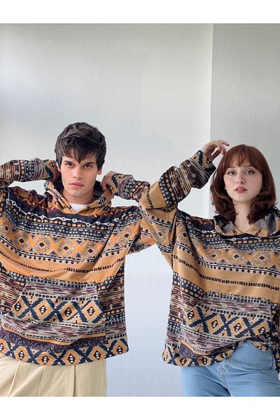 Retrobird Oversize Basic Hooded Sweatshirt Unisex Multicolor