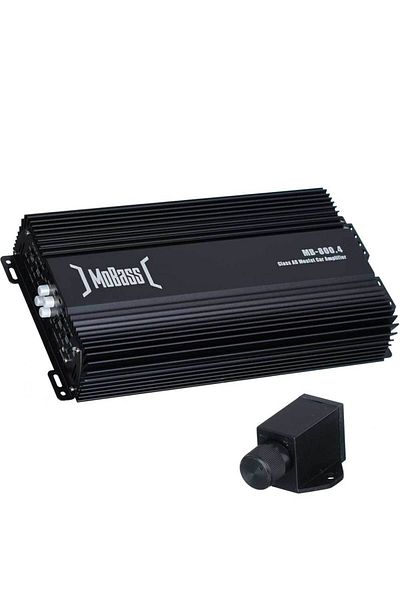 MOBASS 4 Channel 800 W Bass Controlled Car Amplifier Mb-800.4